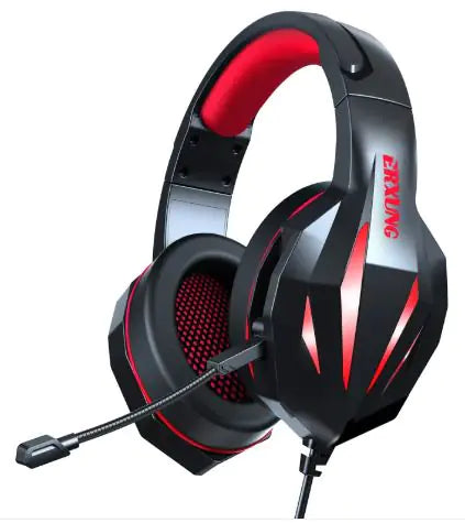 Luminous Wired Gaming Headset Gadgett-Galaxy Red