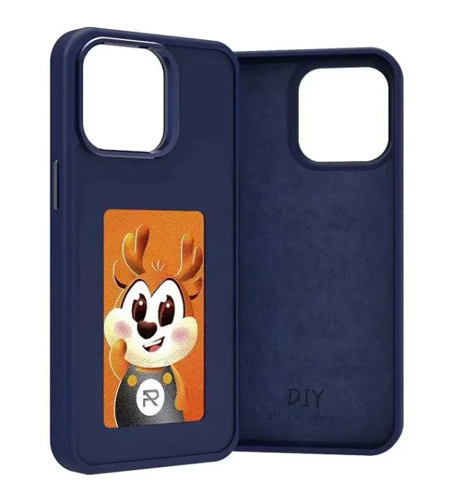 E-Color NFC Phone Case Gadgett-Galaxy BLUE Iphone 14