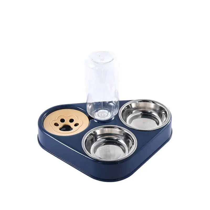 3in1 Pet Food Bowl Gadgett-Galaxy Blue