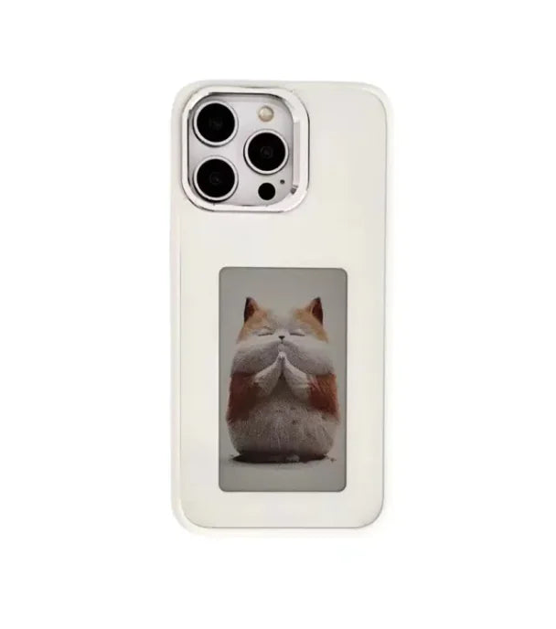 E-Color NFC Phone Case Gadgett-Galaxy WHITE Iphone 15 pro