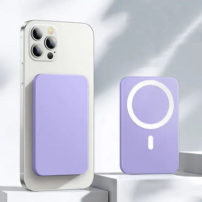 Magnetic Wireless Charger  GTA Wanted Light Purple 5000mAh 