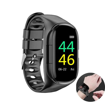 2-In-1 Smart Watch And Wireless Earbuds  GTA Wanted Light   