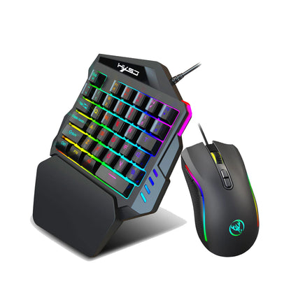 One-Handed Gaming Keyboard Set Gadgett-Galaxy