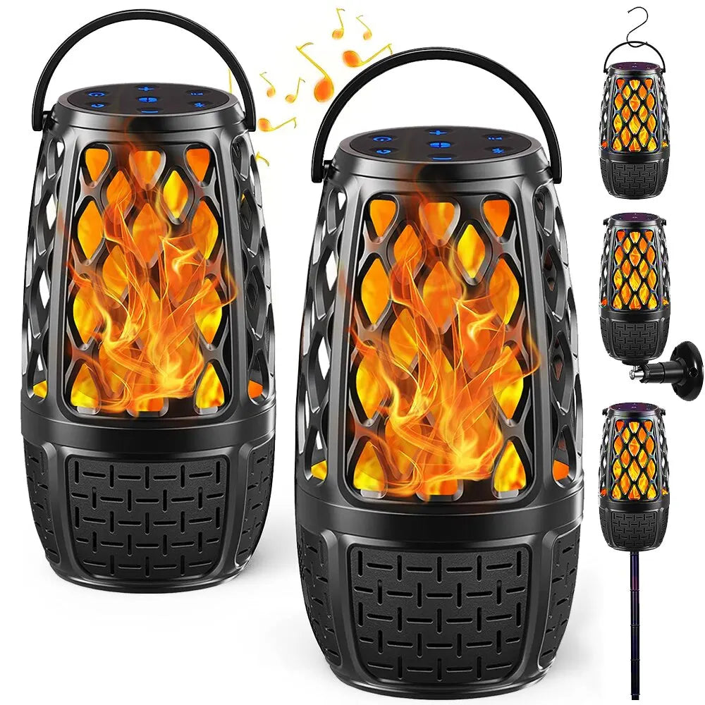 Flame Bluetooth Speaker  GTA Wanted Light   