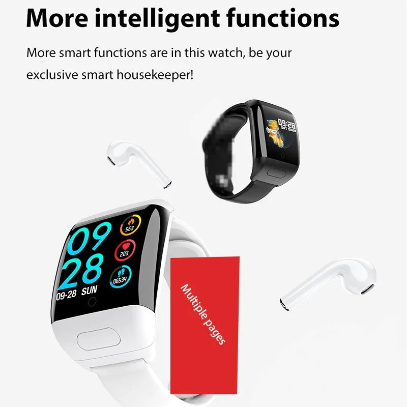 Smart Watch with Bluetooth Earphones  GTA Wanted Light   