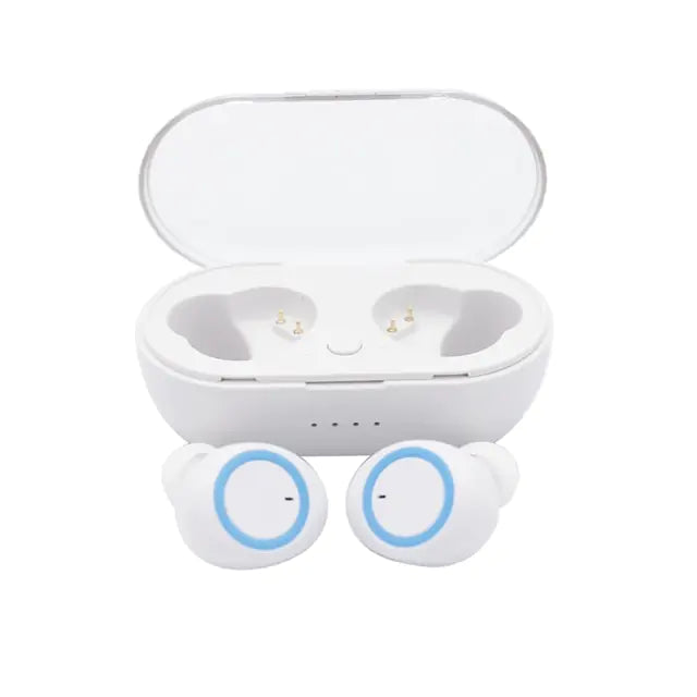 Bluetooth Earbuds  GTA Wanted Light White Blue  