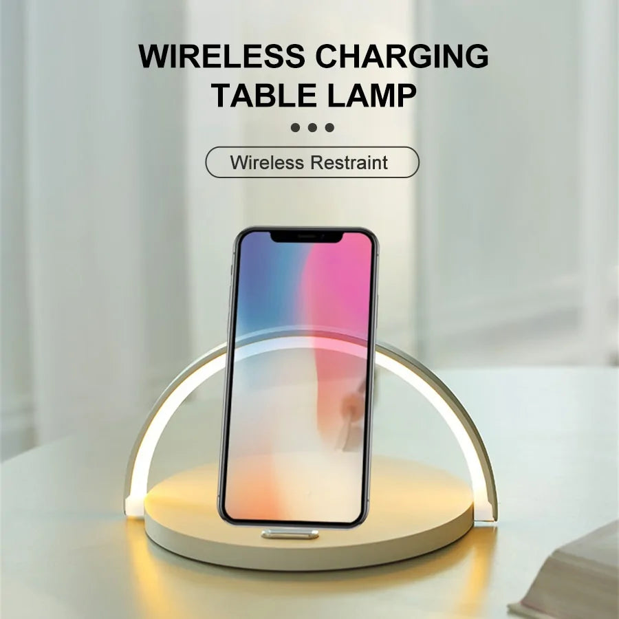 Fast Wireless Charger Table Lamp  GTA Wanted Light   