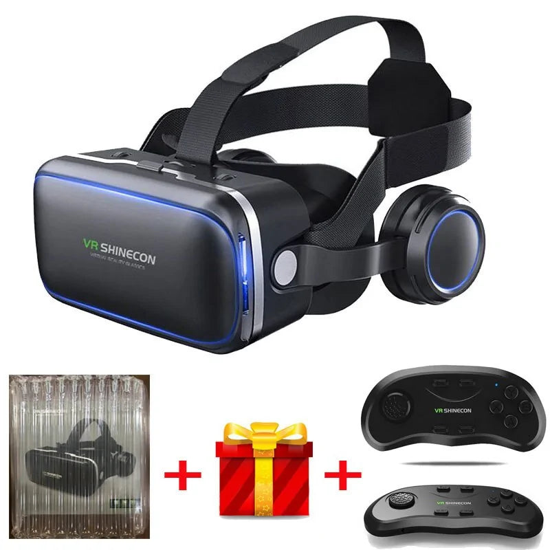 VR 6.0 Headset Edition  Gadgett-Galaxy Black Bundle 5 