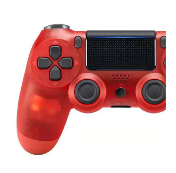 P4 Wireless Multifunctional Game Controller Gadgett-Galaxy Transparent Red