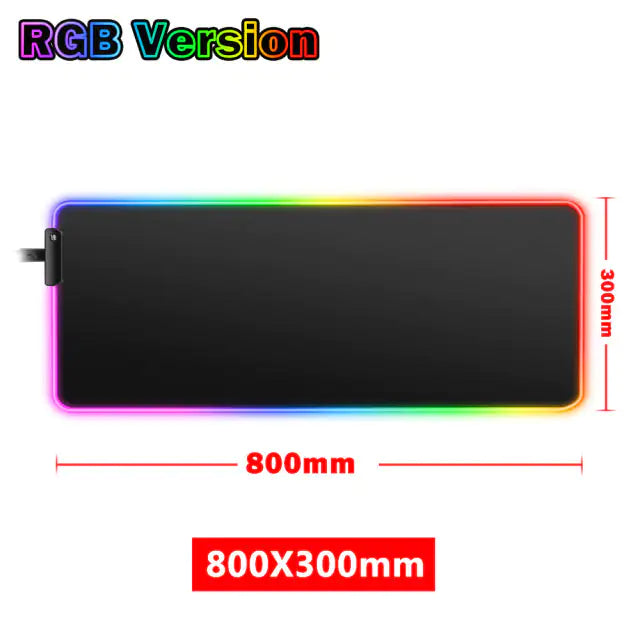 RGB Gaming Mousepad  GTA Wanted Light RGB 800X300mm 