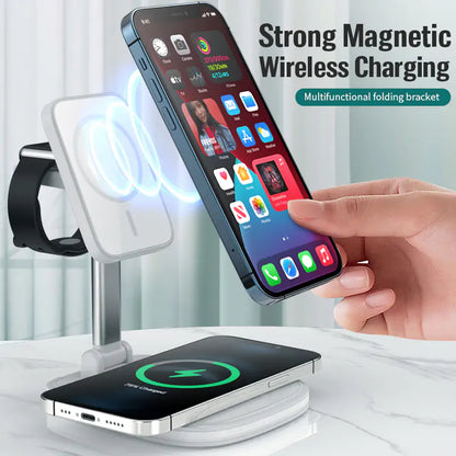 TriMag Folding Wireless Charger  GTA Wanted Light   