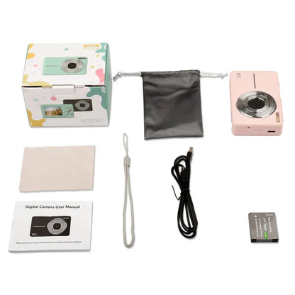 Mini Digital Camera Gadgett-Galaxy Pink With 32G Memory Card (AU)