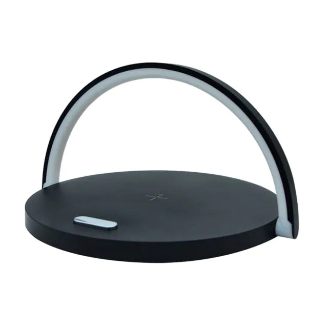 Fast Wireless Charger Table Lamp  GTA Wanted Light Black  