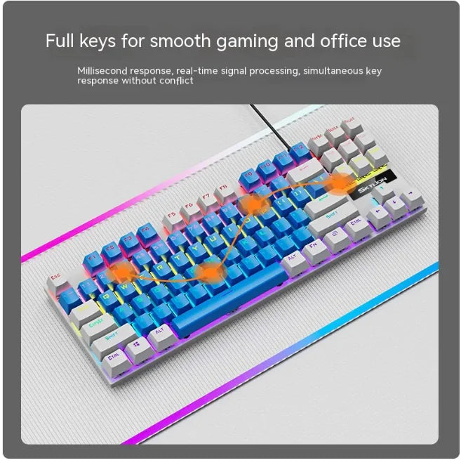 K87 Mechanical Wired Keyboard Gadgett-Galaxy