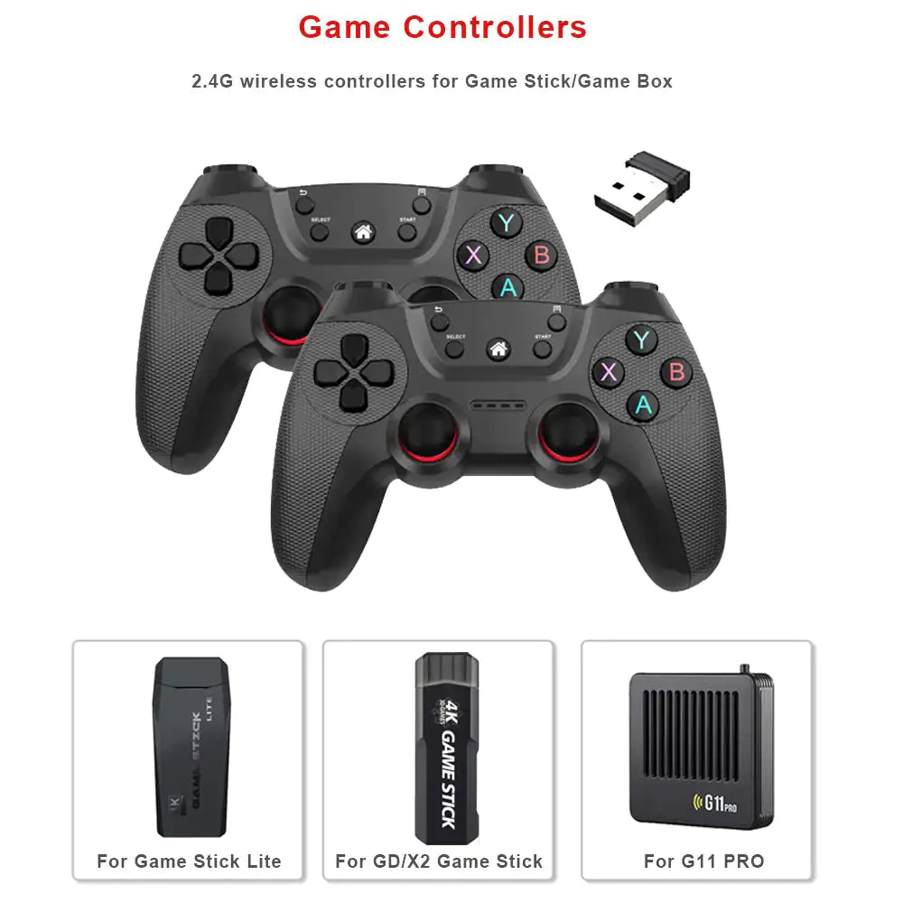 2-pack of Wireless GamePad Controllers  GTA Wanted Light   