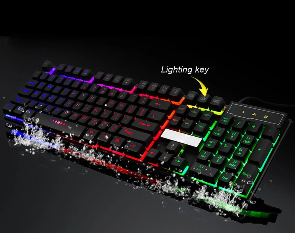 Mechanical Gaming Keyboard  GTA Wanted Light   