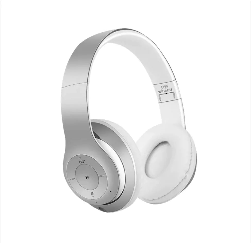 Foldable Bluetooth Gaming Headset Gadgett-Galaxy Silver