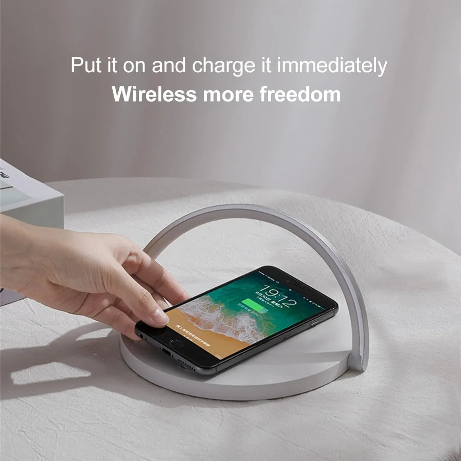 Fast Wireless Charger Table Lamp  GTA Wanted Light   