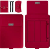 Laptop Sleeve Case Laptop Accessories Gadgett-Galaxy Red For 13 Inch 