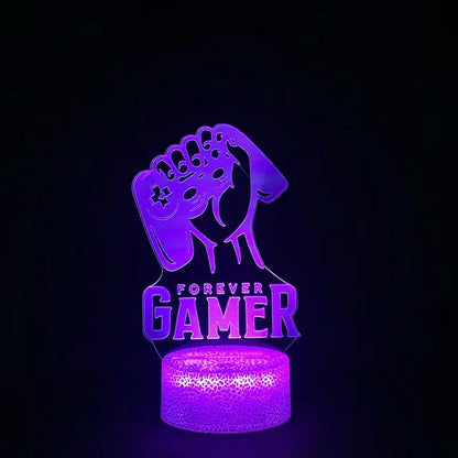 3D LED Gaming Setup RGB Lamp  GTA Wanted Light   