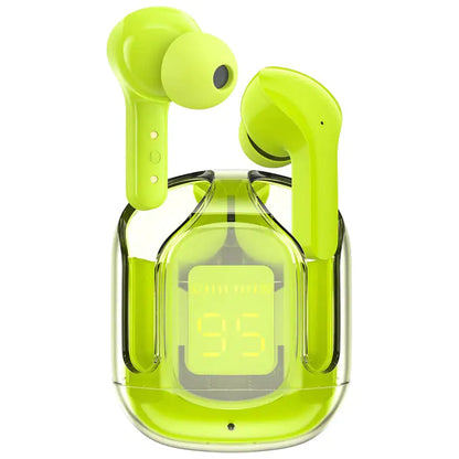 Clear Tune Crystal Earbuds  GTA Wanted Light Green  