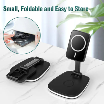 TriMag Folding Wireless Charger  GTA Wanted Light   