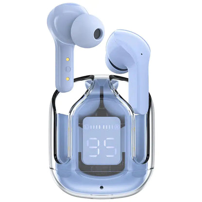 Clear Tune Crystal Earbuds  GTA Wanted Light Blue  