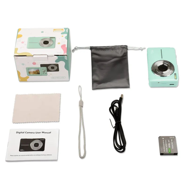 Mini Digital Camera Gadgett-Galaxy Green With 32G Memory Card (EU)