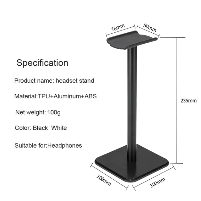 Gaming Headphone Stand  GTA Wanted Light Non-RGB Black Stand  