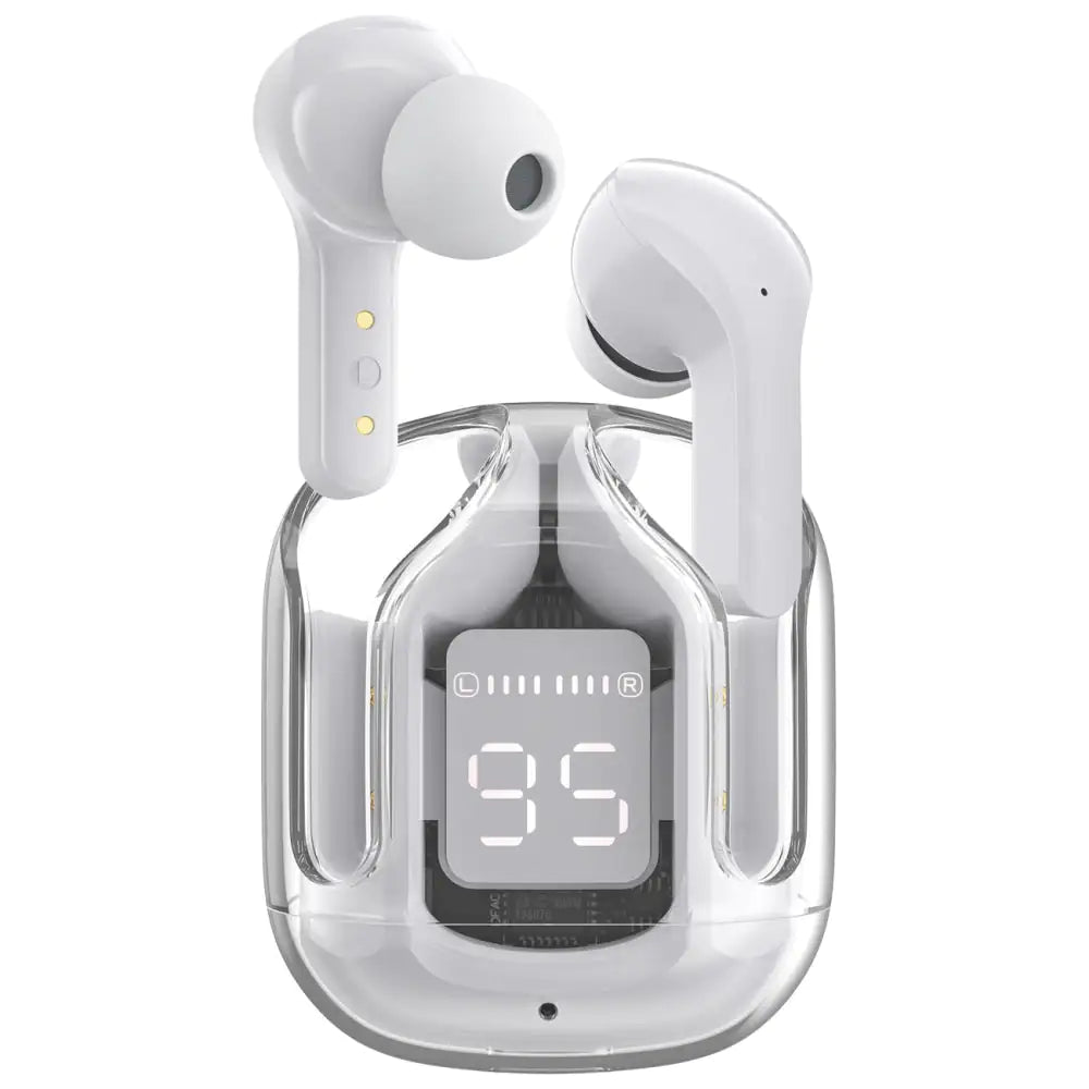 Clear Tune Crystal Earbuds  GTA Wanted Light White  