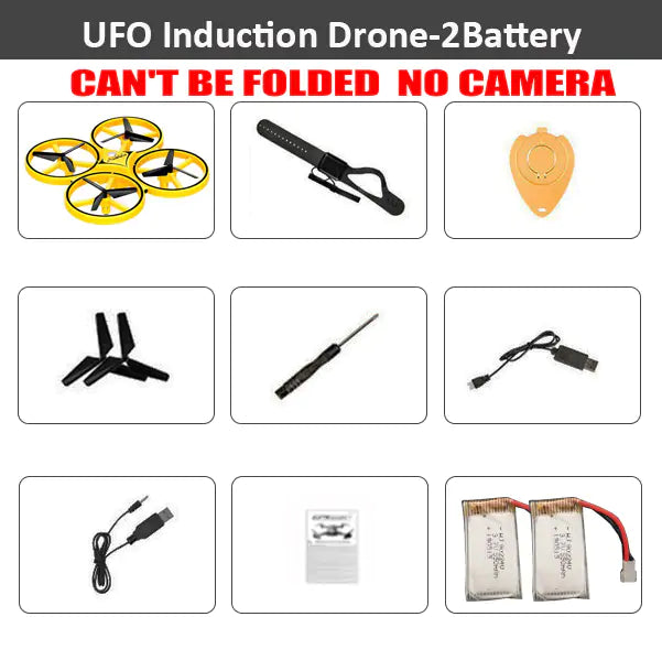 Quadcopter Flying Drone  GTA Wanted Light Yellow No Camera 2Battery 