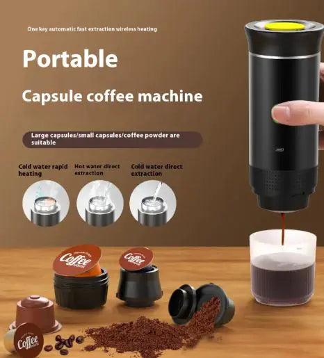 Electric Portable Coffee Machine Gadgett-Galaxy