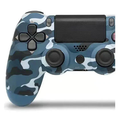 P4 Wireless Multifunctional Game Controller Gadgett-Galaxy Camouflage Blue