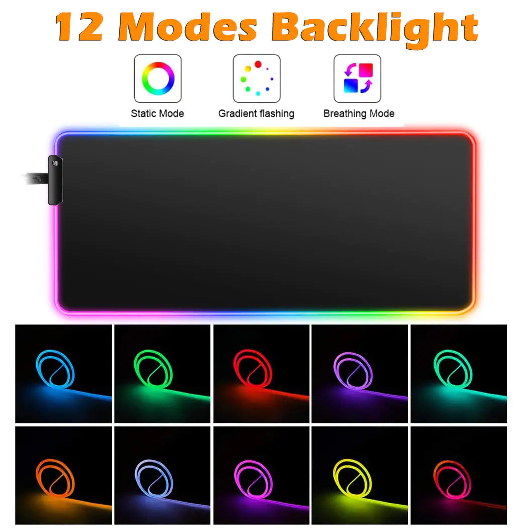 RGB Gaming Mousepad  GTA Wanted Light   